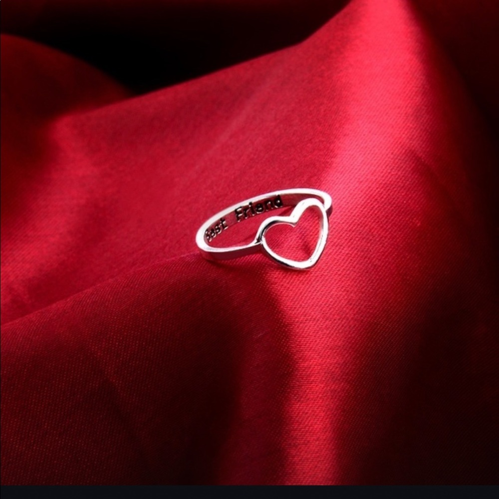 *Last One*  Best Friend Heart Ring - Picture 6 of 14